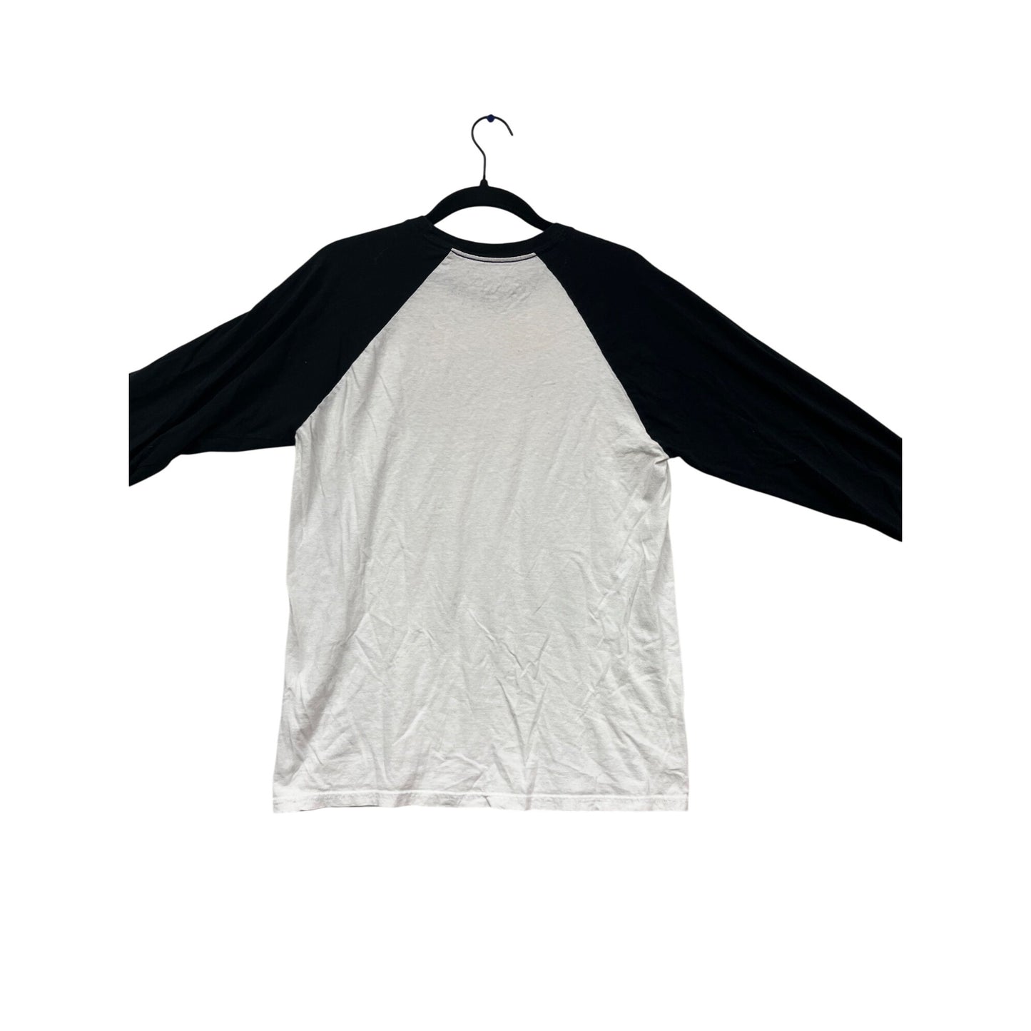 2Pac Long Sleeve Raglan T-Shirt Black & White Bravado Medium #740A