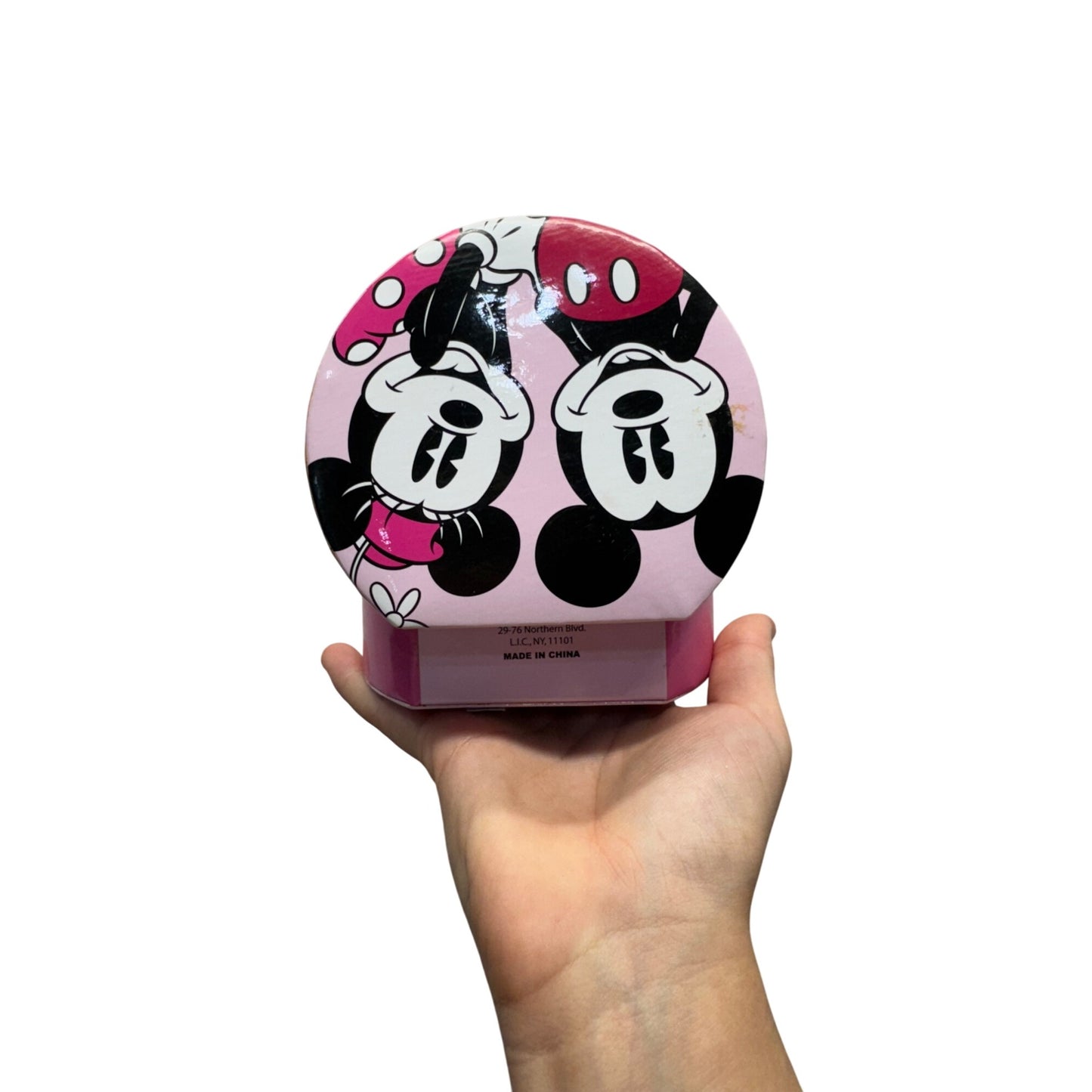 Disney Mickey & Minnie Mouse Watch With Charms & Pink Gift Box #9947
