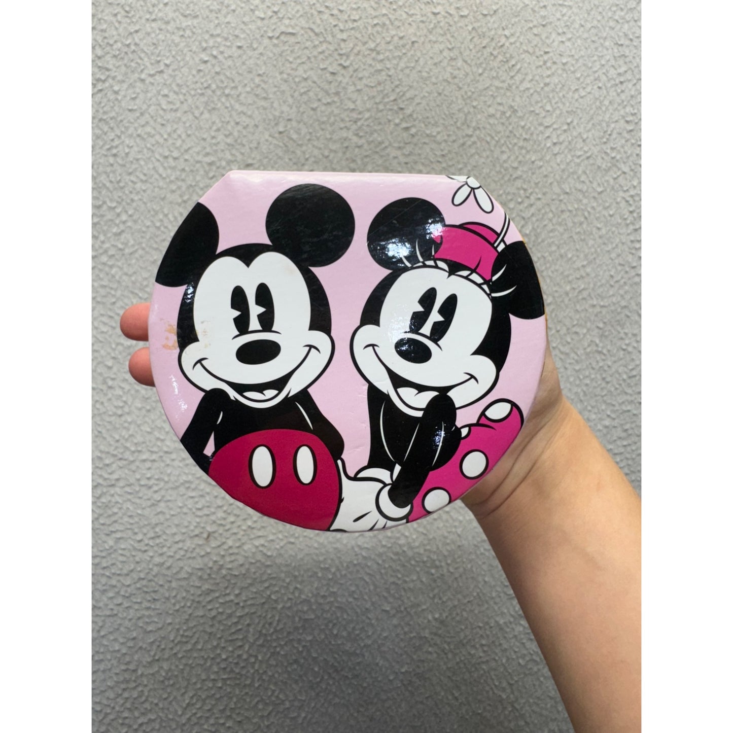 Disney Mickey & Minnie Mouse Watch With Charms & Pink Gift Box #9947