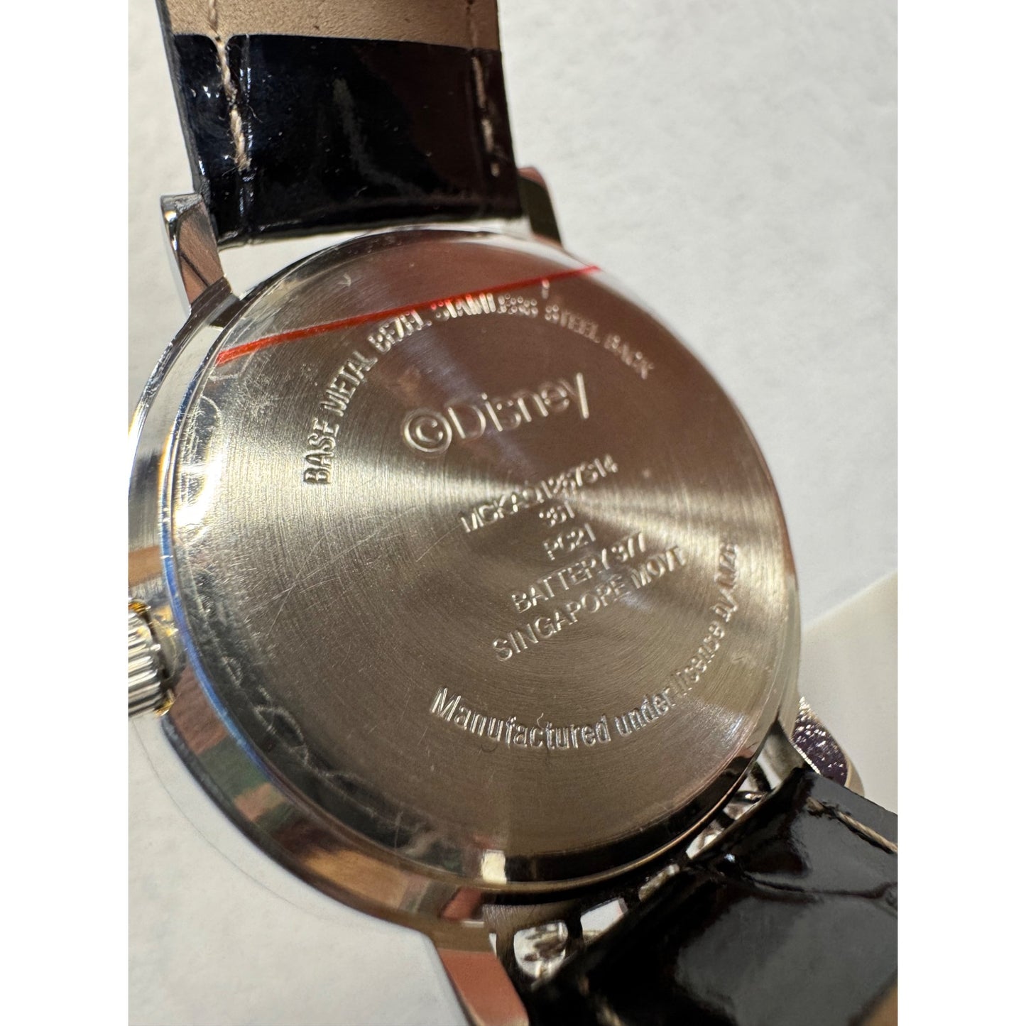 Disney Mickey & Minnie Mouse Watch With Charms & Pink Gift Box #9947
