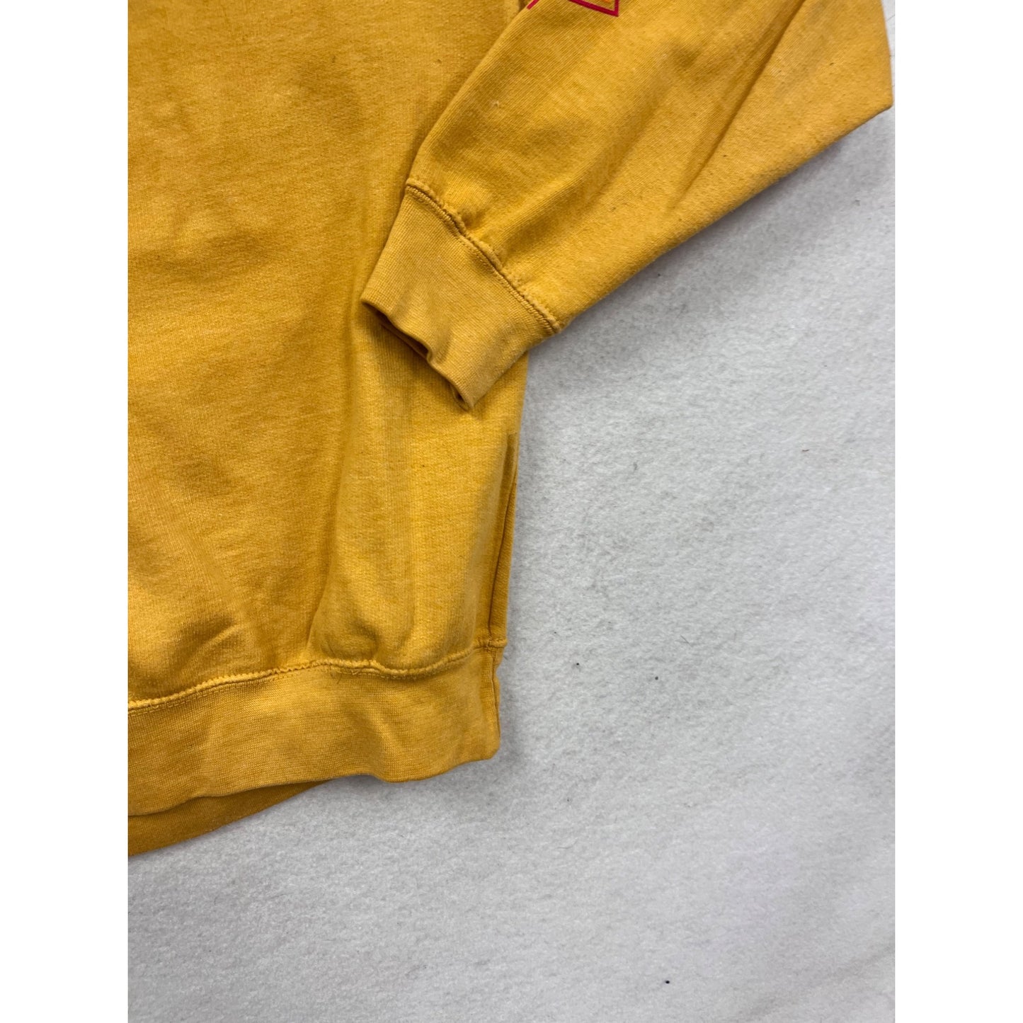 Zion National Park Sweatshirt By Prairie Mountain Small Mustard Yellow #142A