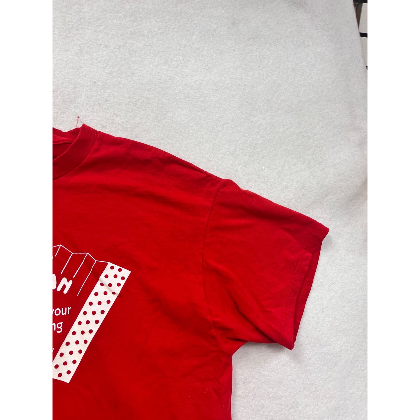 Vintage Fruit Of The Loom Little Bohemian Band Red T-Shirt XL #8717