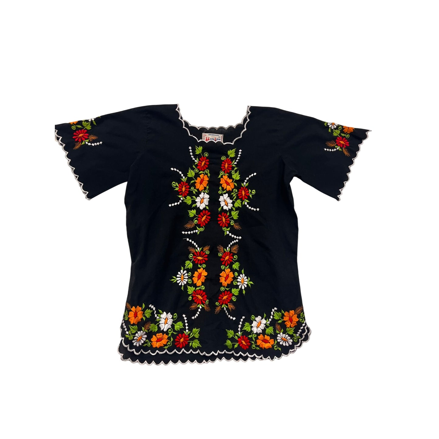 Women’s Floral Embroidered MenLor Blouse #2994