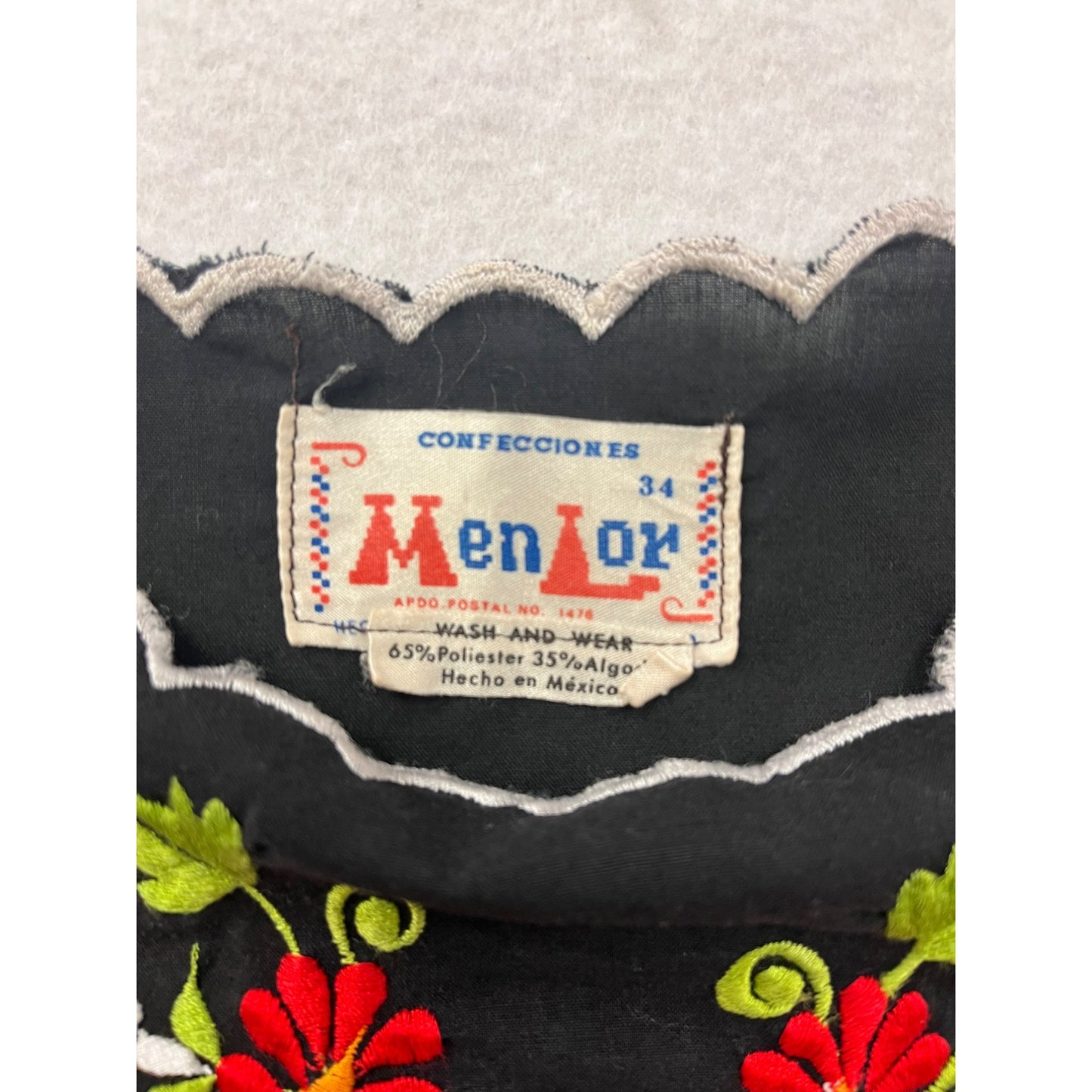Women’s Floral Embroidered MenLor Blouse #2994