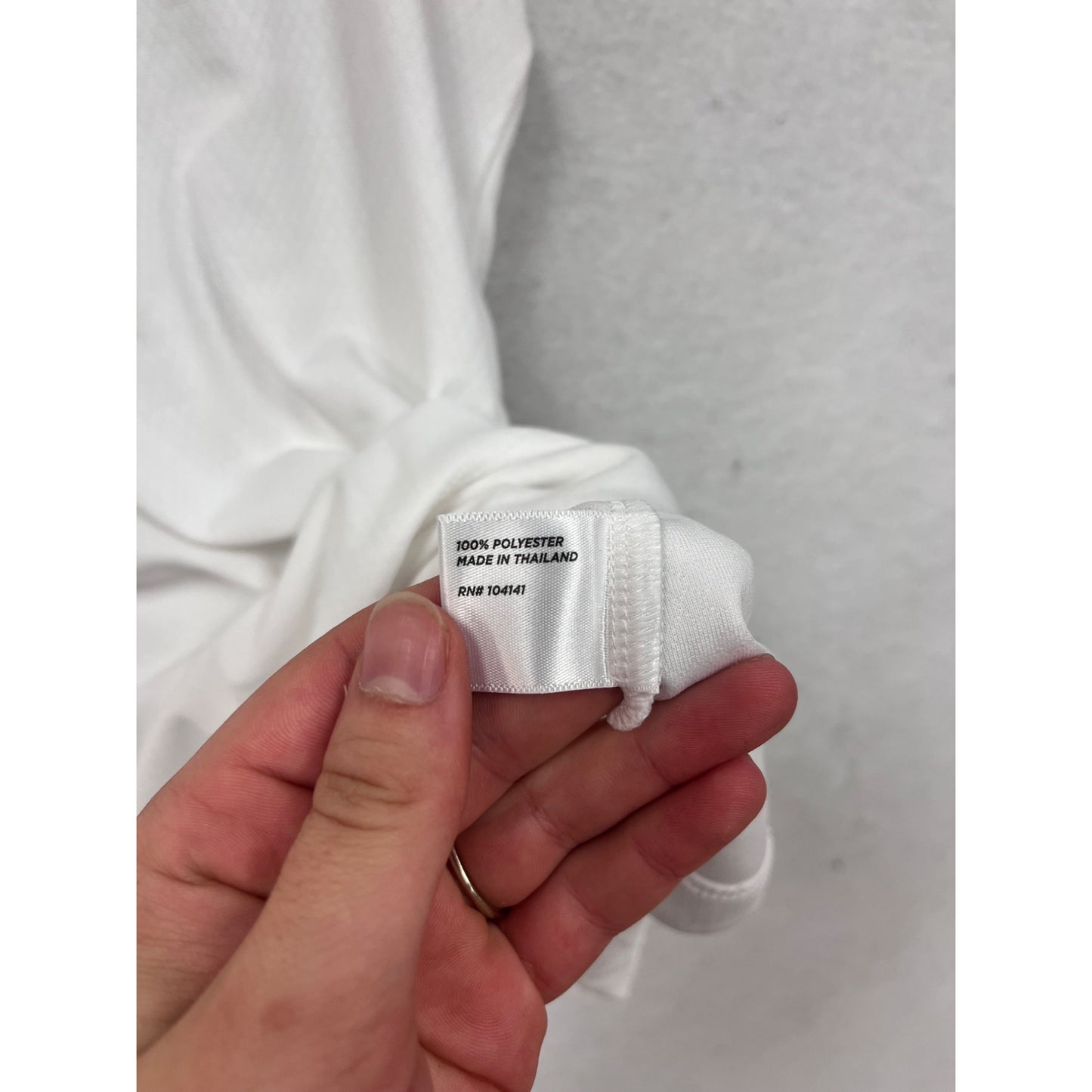 Lady Hagen White Sleeveless Polo Shirt S #8524