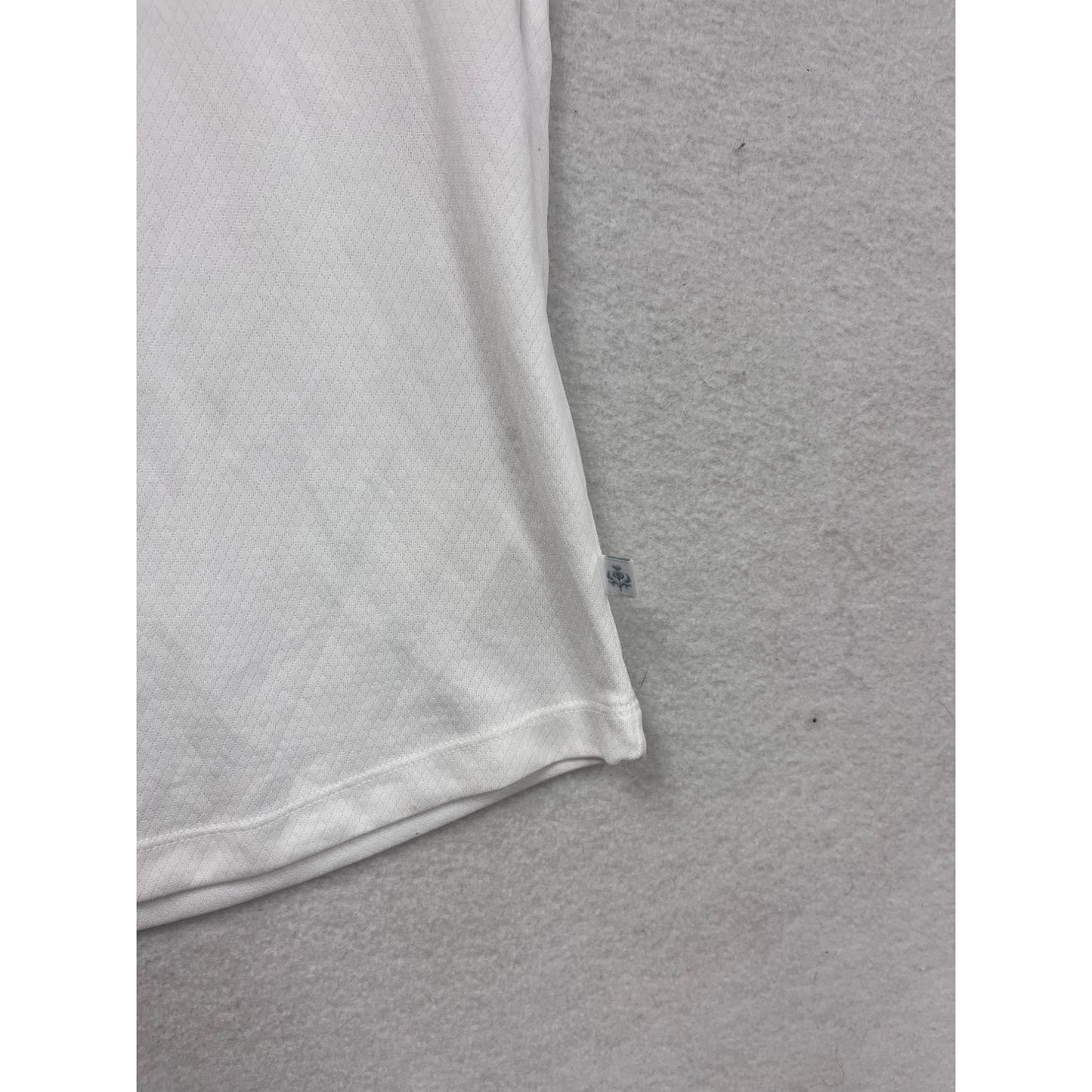 Lady Hagen White Sleeveless Polo Shirt S #8524