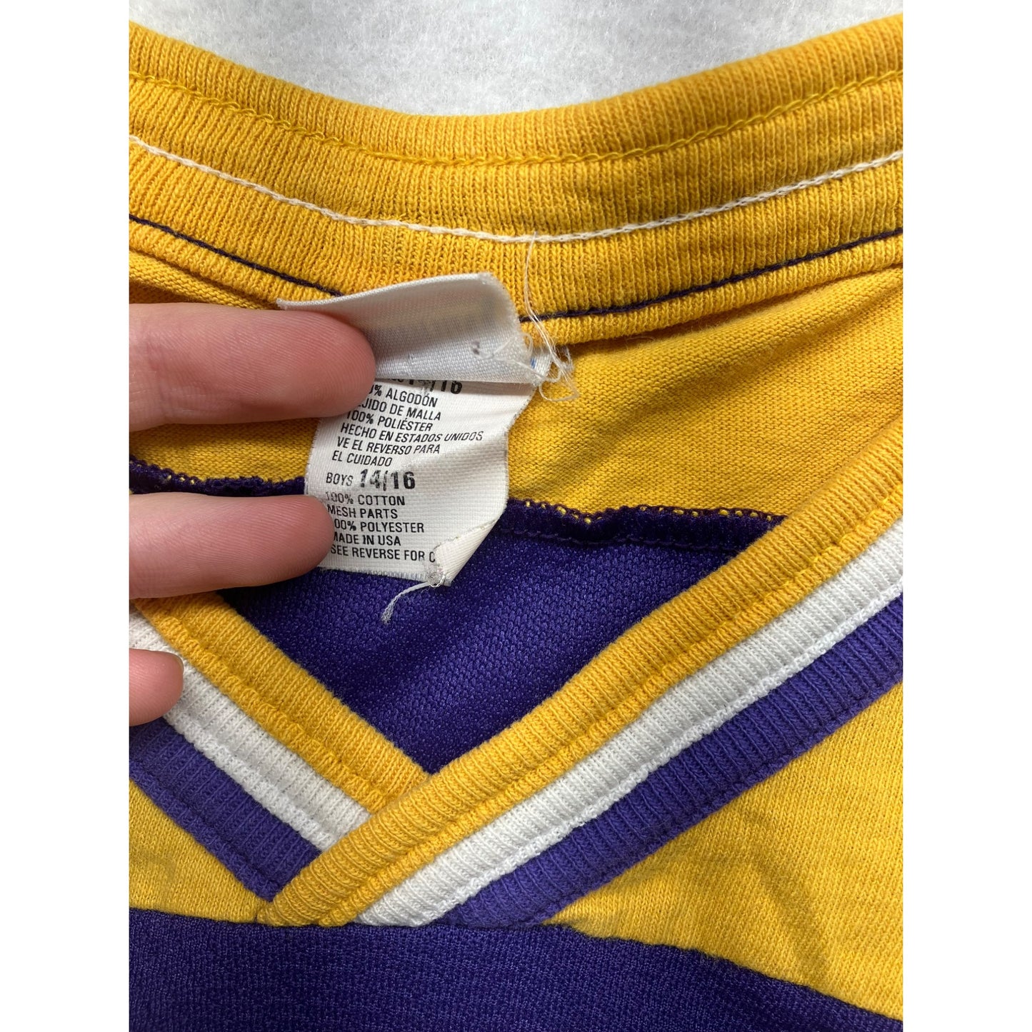 Vintage Youth Vikings Jersey #2778