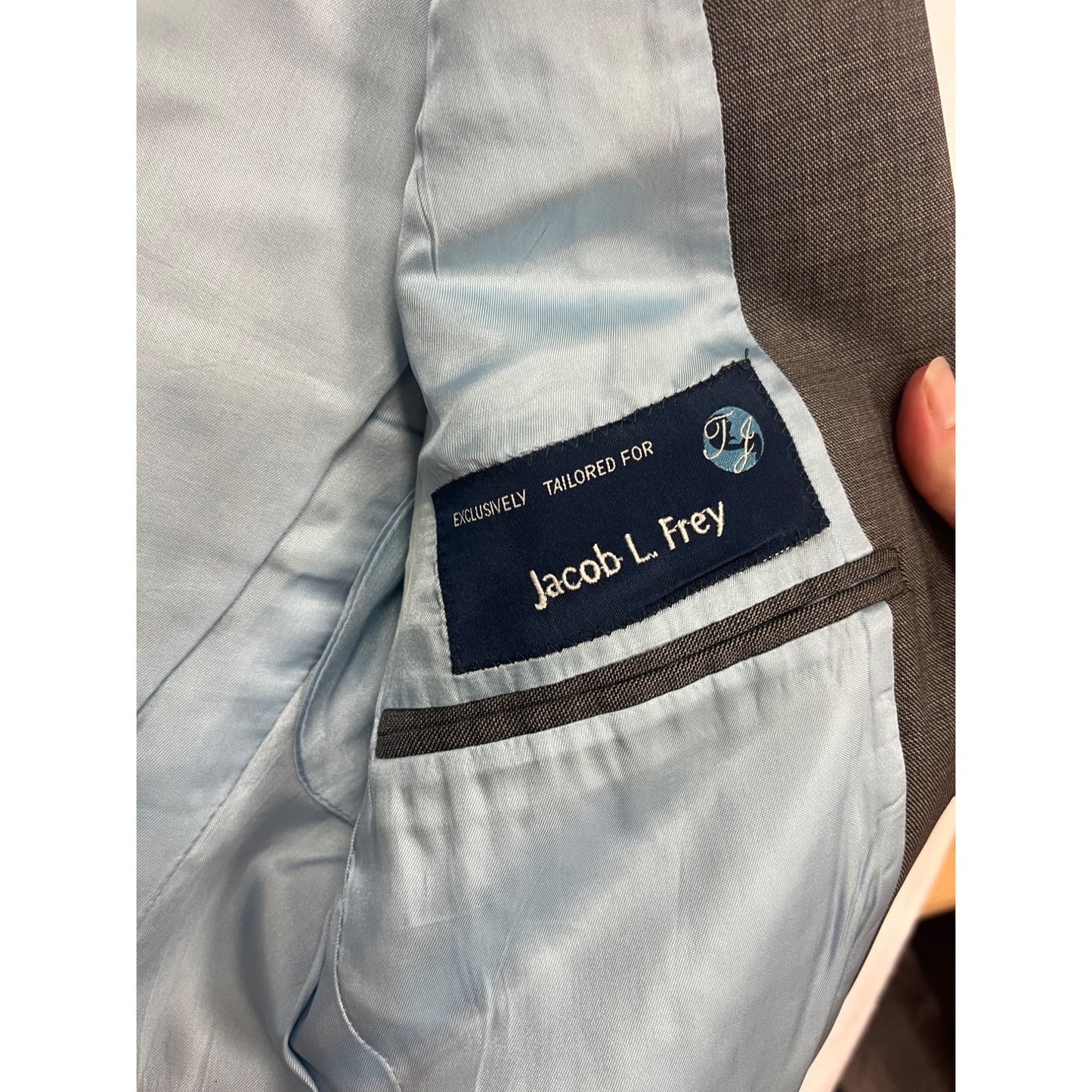 Jacob L. Frey Gray Blazer  Exclusive Tailored Fit #519A