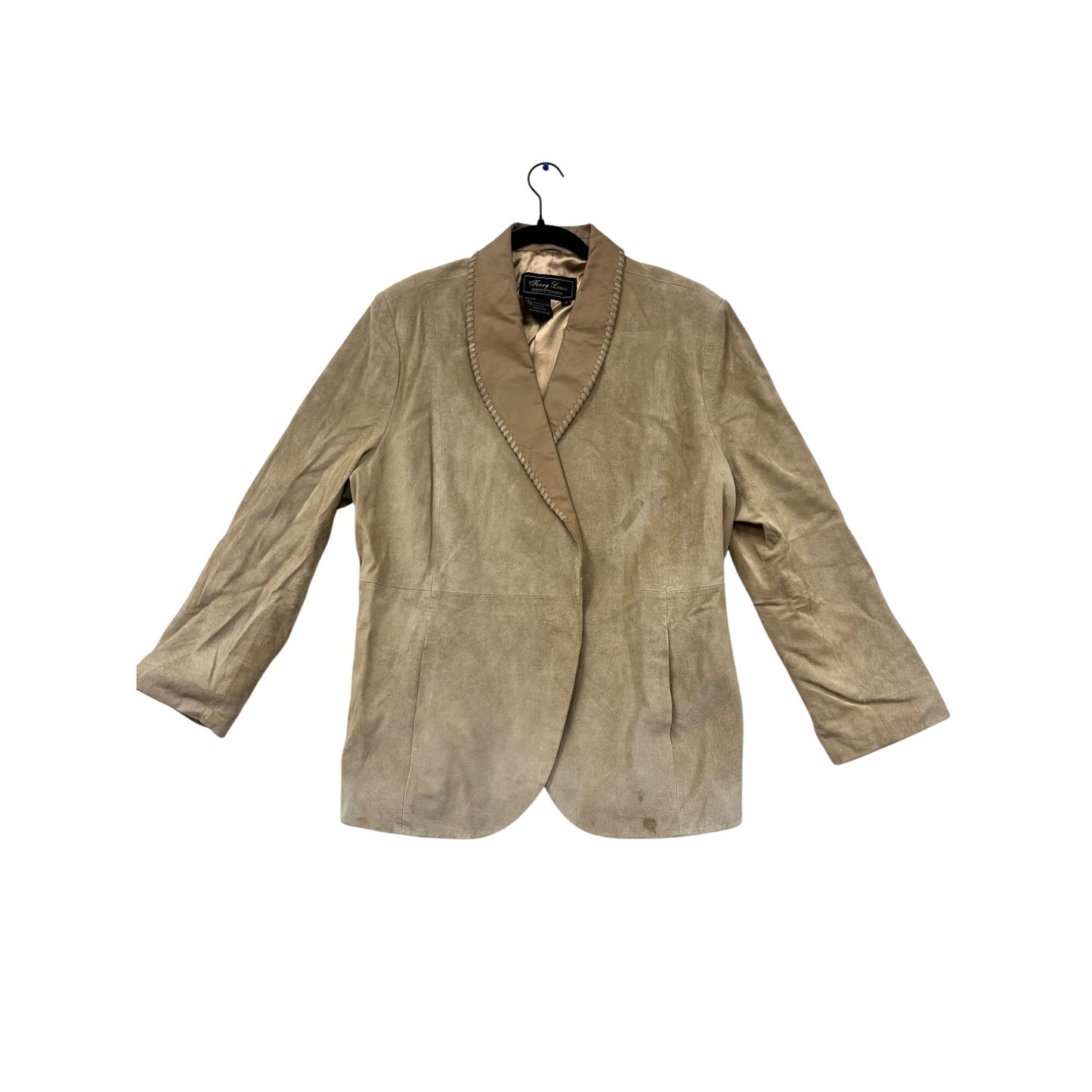 Vintage Jerry Lewis True Suede Womens Blazer Jacket #2917