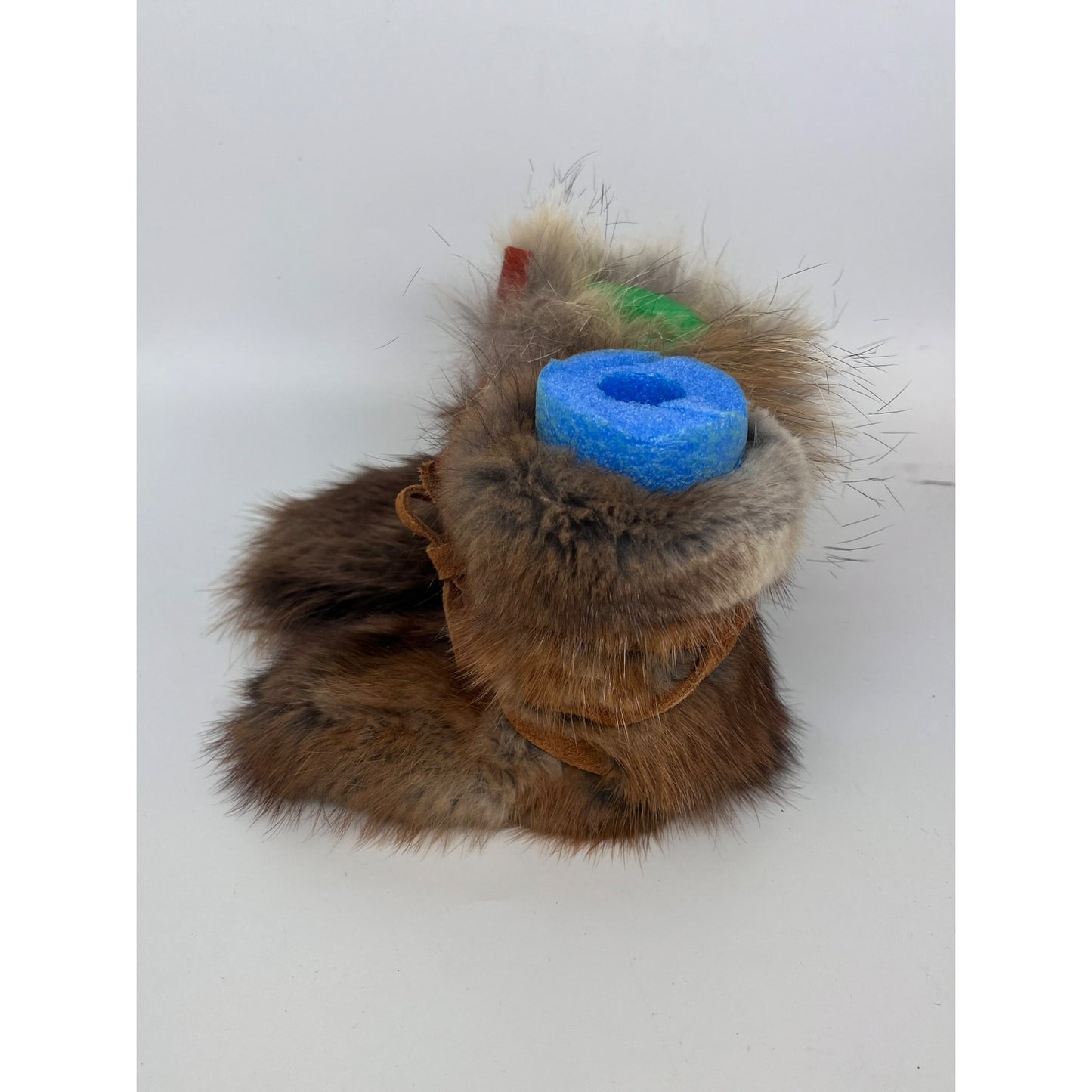 Kids Leather & Fur Booties