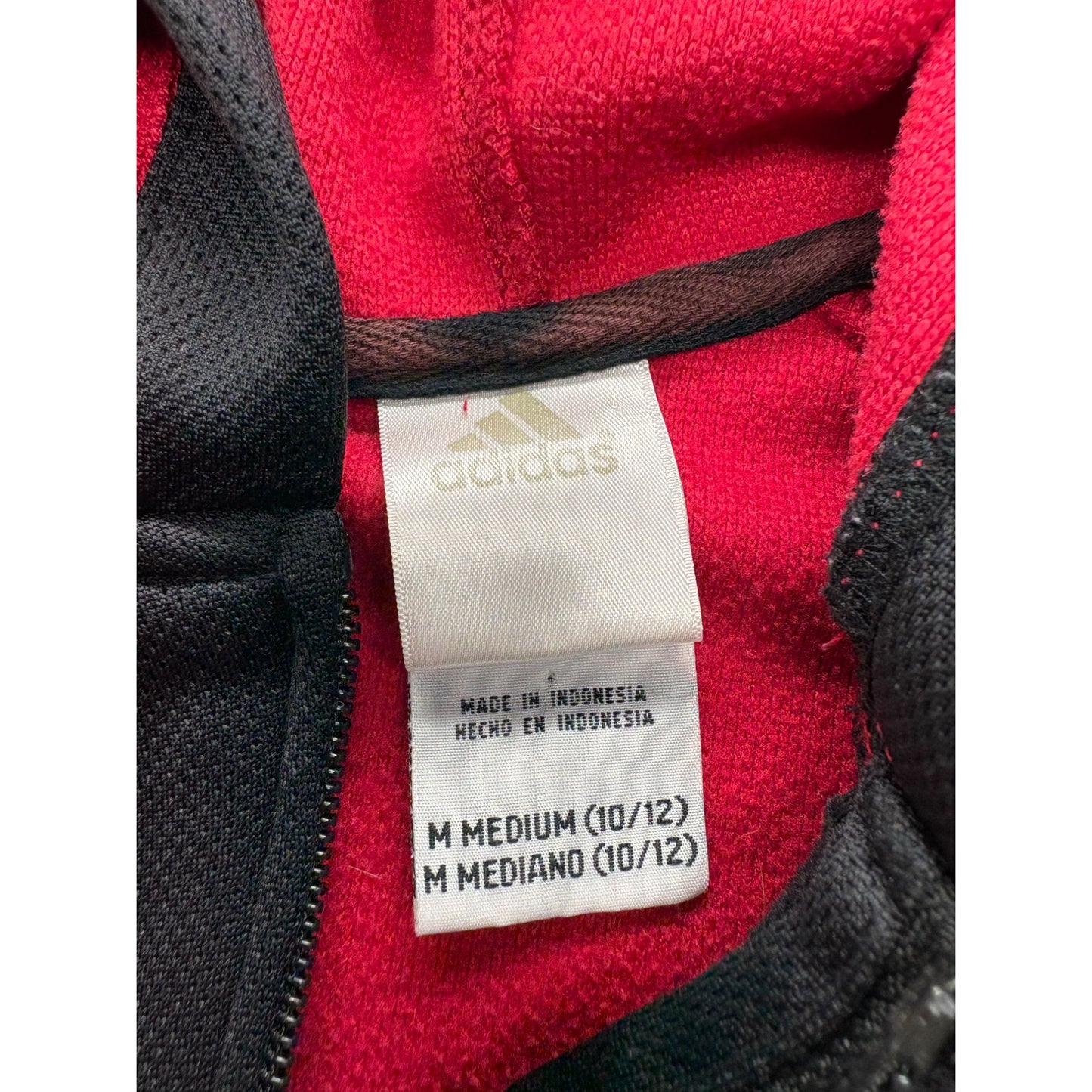 Adidas Youth Wisconsin Hooded Full-Zip Sweatshirt #7425