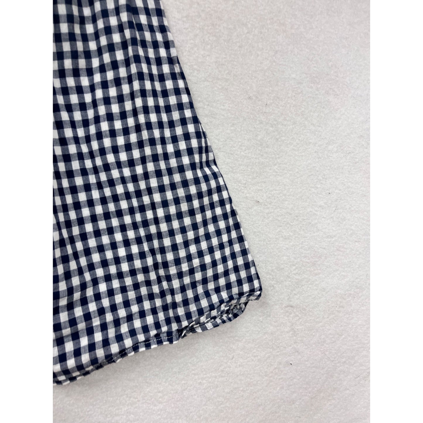 Tommy Bahama 2T Navy Gingham Cotton Dress #8479