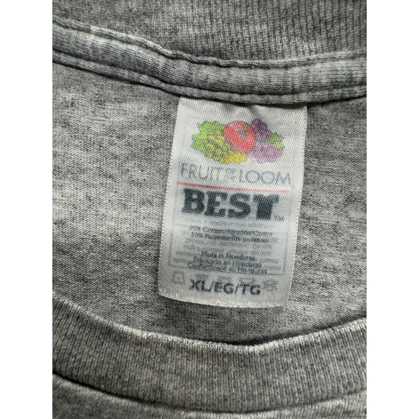 University Of North Dakota UND Gray T-Shirt XL #9061