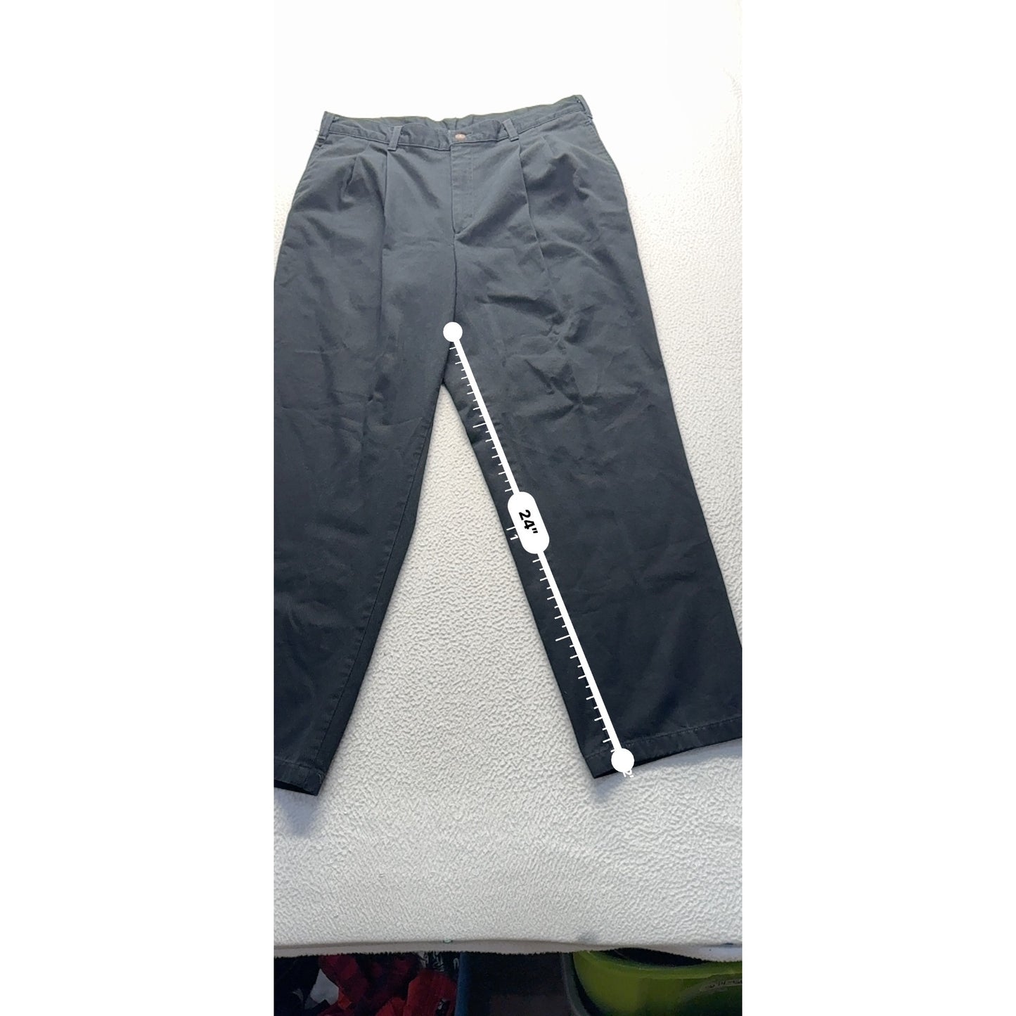 Farah Black Cotton Chinos 34W X 29L Classic Fit #9182
