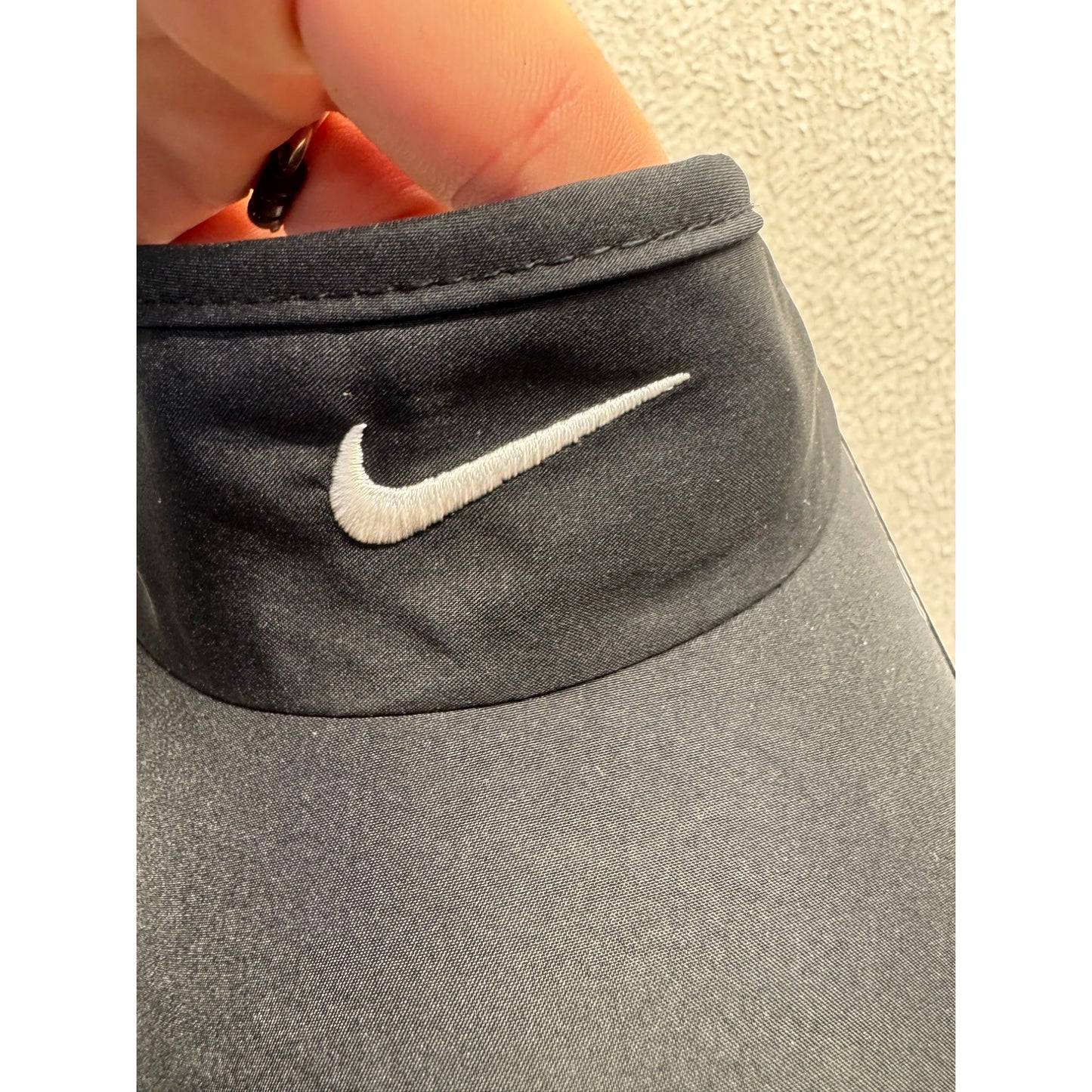 Nike Black Dri-Fit Lightweight Adjustable Visor For Sports & Outdoor #9757