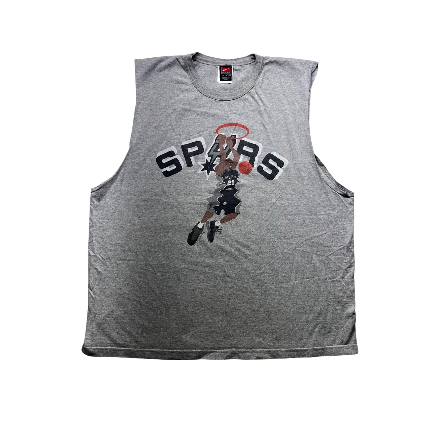 Vintage Men’s Nike Tim Duncan San Antonio Spurs Center Swoosh Tank #2729