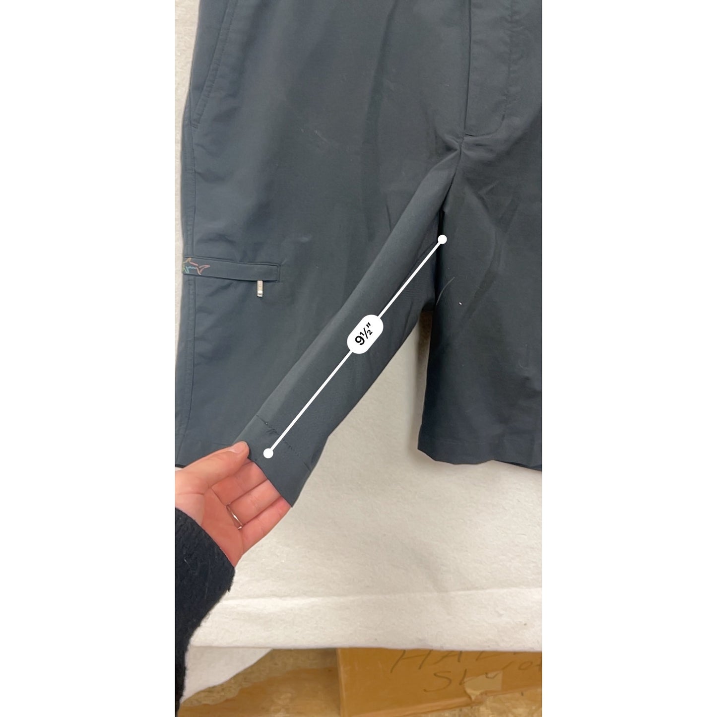 Greg Norman Mens Black Performance Shorts Size 38 #6800
