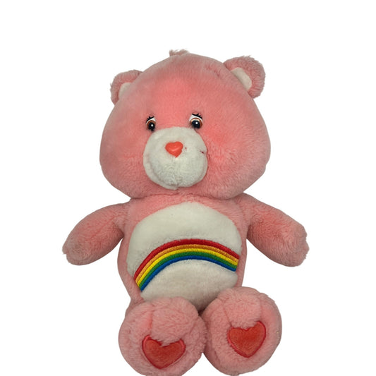 Pink Vintage Care Bear Stuffed Animal #2861