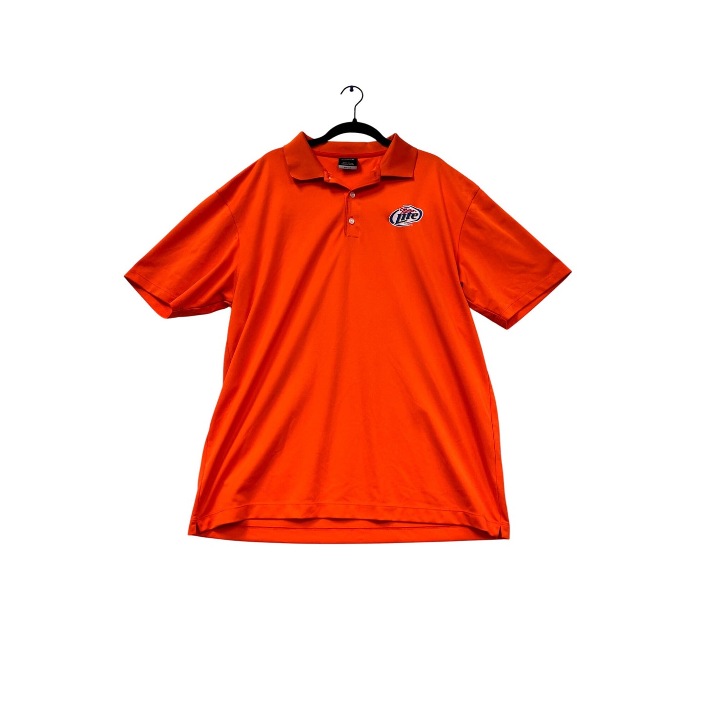 Nike Golf Dri-Fit Miller Lite Logo Polo Shirt XL #426A