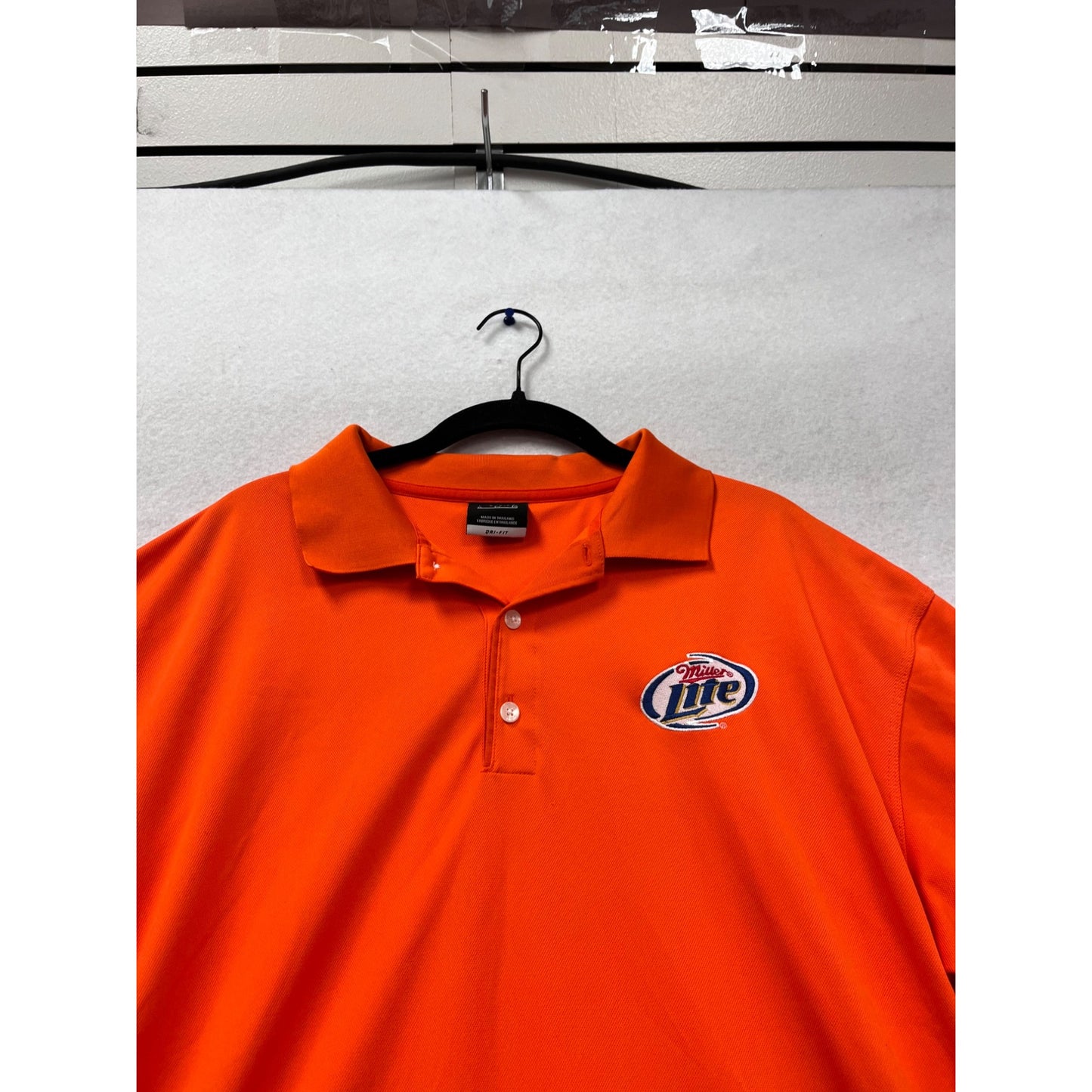 Nike Golf Dri-Fit Miller Lite Logo Polo Shirt XL #426A