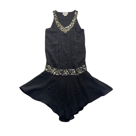 Black Beaded Dress By Re:Sound XS #9149