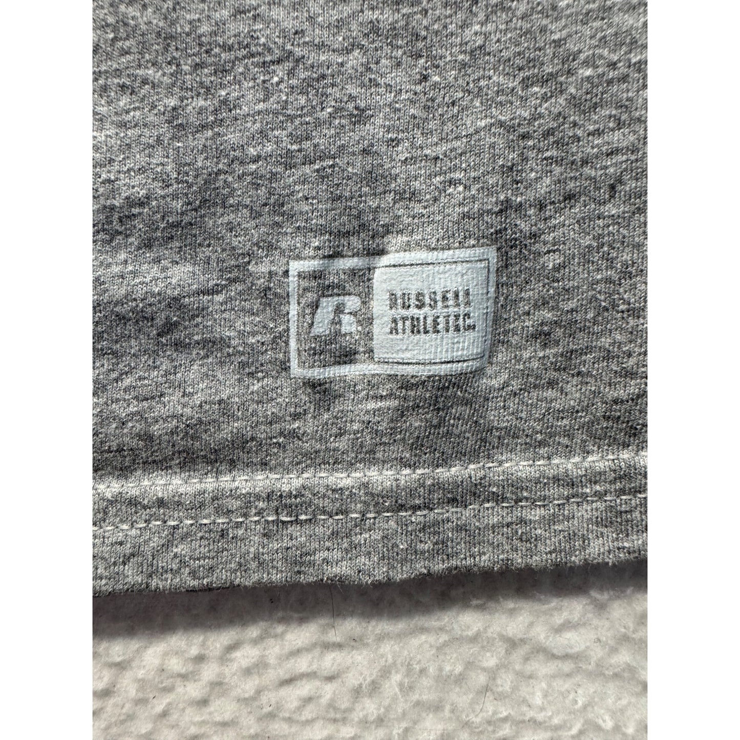 Russell Athletic Iowa T-Shirt Gray Cotton Blend Size 4XL #7887