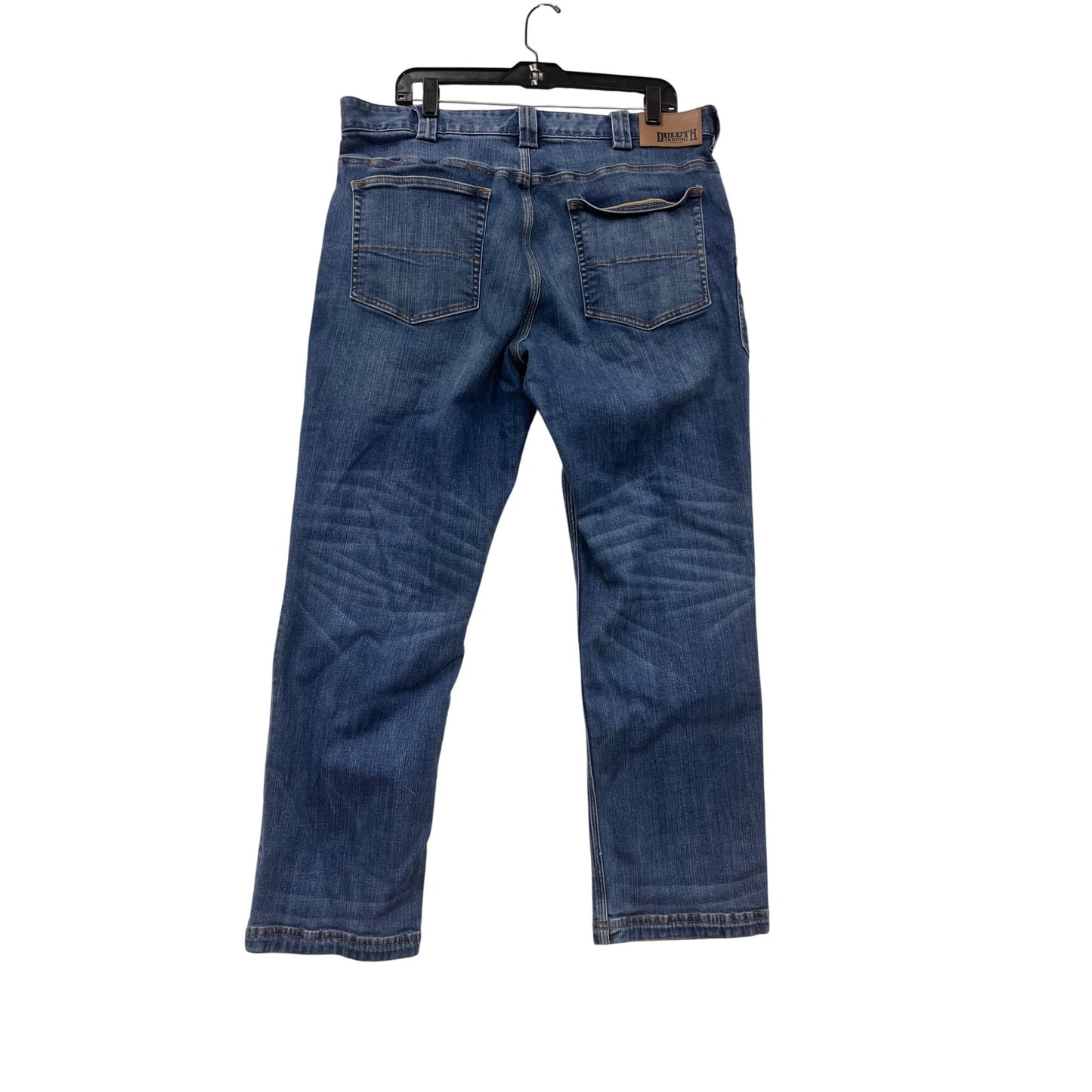 Mens Duluth Trading Co. Relaxed Fit Blue Denim Jeans 38x30 #8890