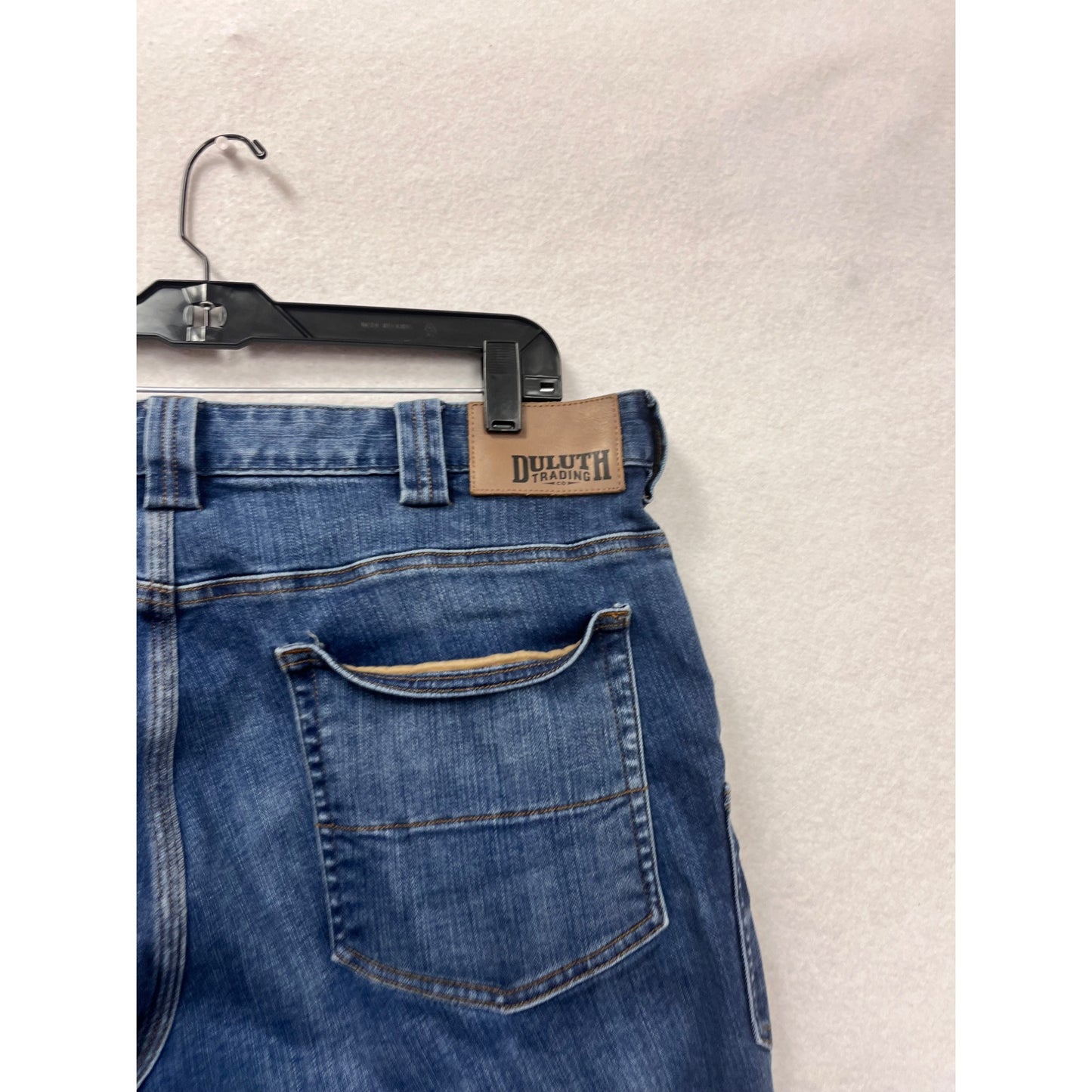 Mens Duluth Trading Co. Relaxed Fit Blue Denim Jeans 38x30 #8890