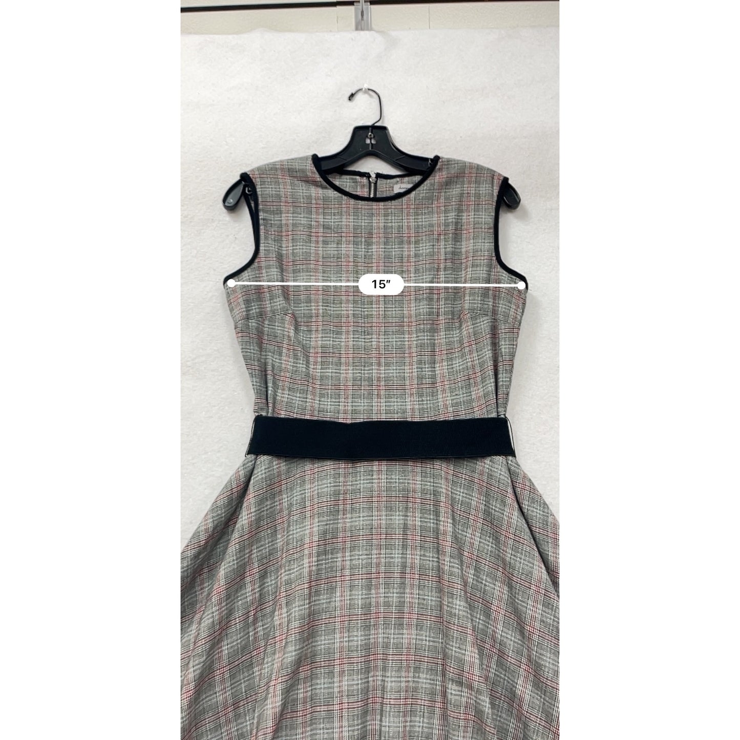 Danny & Nicole Plaid Fit & Flare Dress Size 8 Sleeveless  #8364