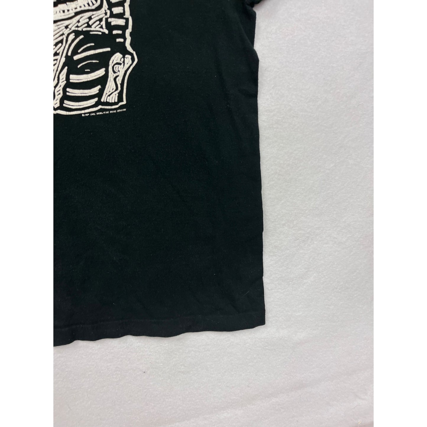 Vintage XL Black "Wake Up And Smell The Coffee" Graphic Tee #8422